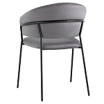 Стул в велюре серого цвета Horizon варинант исполнения - 5 | Loft Concept в Орле