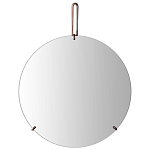 Круглое зеркало на металлическом подвесе Laier Mirror варинант исполнения - 1 | Loft Concept в Орле