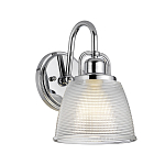 Бра с прозрачным рифленым плафоном в форме колокола Quoizel варинант исполнения - 1 | Loft Concept в Орле