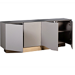 Комод со стеклянной столешницей и с выдвижными ящиками Minimalist Accent варинант исполнения - 2 | Loft Concept в Орле