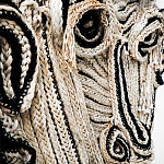 Арт-Объект из нитей Черно-Белый портрет Joana Schneider  варинант исполнения - 1 | Loft Concept в Орле