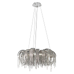 Люстра круглая подвесная с металлическими дугами и длинными цепочками 80 см Atlantis Chain варинант исполнения - 2 | Loft Concept в Орле