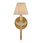 Бра из кованого железа с отделкой плетеной веревкой и сусальным золотом Parisian Style варинант исполнения - 4 | Loft Concept в Орле