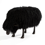 Банкетка Овечка черная Sheep Bench Black head down варинант исполнения - 2 | Loft Concept в Орле