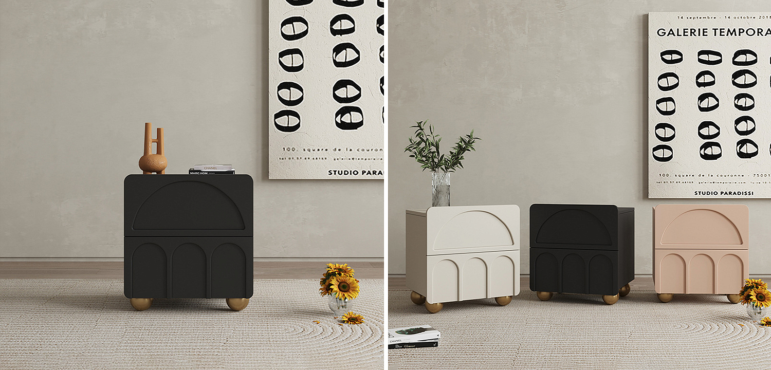 Тумба Arch Nightstand Black Тумба Arch Nightstand Black - Loft-Concept в Орле