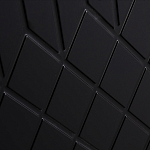 Комод черный округлой формы с рельефным фасадом Black Cut варинант исполнения - 5 | Loft Concept в Орле