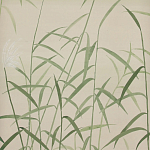 Обои ручная роспись Wild Grasses Special Colourway on Bleached Silver slub silk варинант исполнения - 2 | Loft Concept в Орле