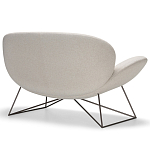 Дизайнерский двухместный диван Gio Ponti D.157.6  - DUE FOGLIE Sofa варинант исполнения - 6 | Loft Concept в Орле