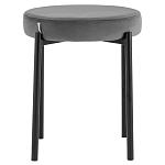 Табурет с мягким круглым сиденьем RIO Grey варинант исполнения - 2 | Loft Concept в Орле