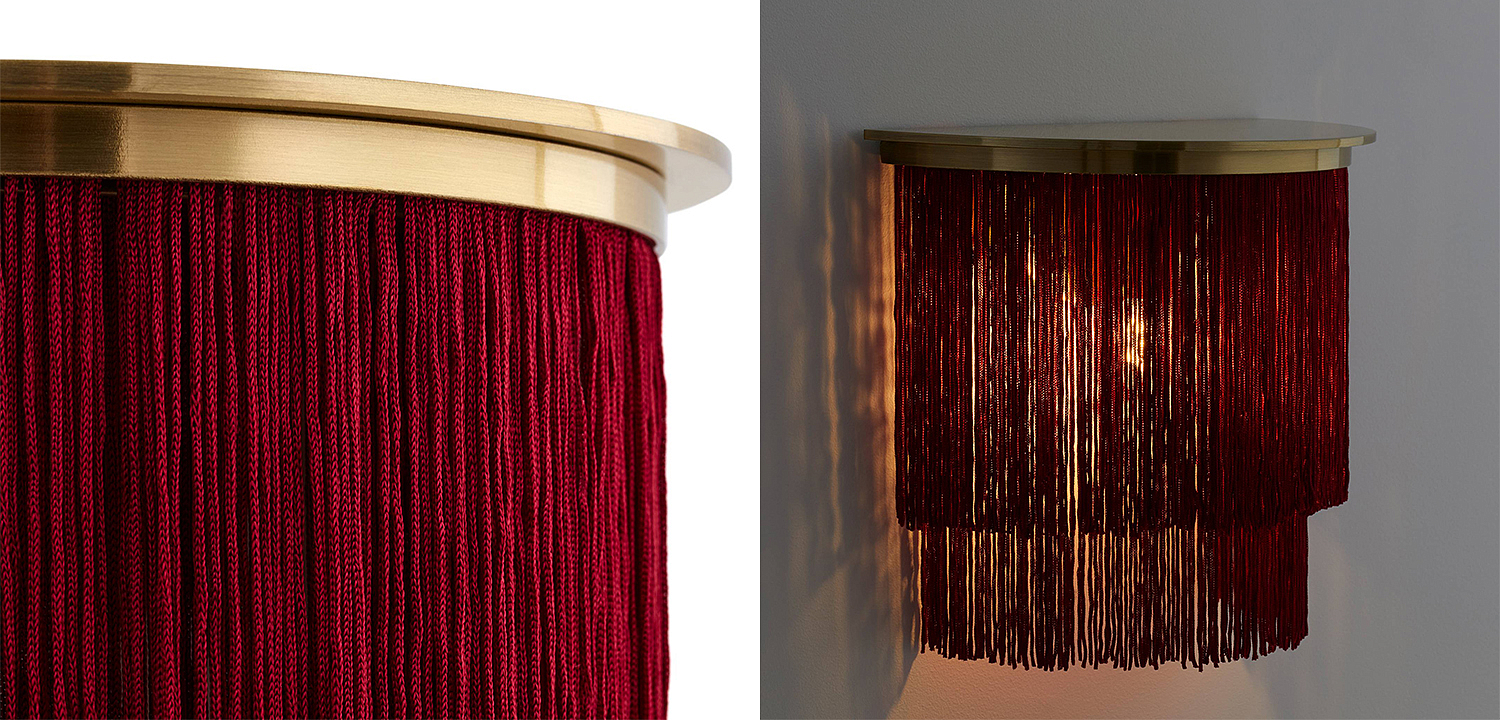 Бра Houtique Sconce Burgundy Бра Houtique Sconce Burgundy - Loft-Concept в Орле