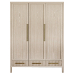 Большой Шкаф Primo Светлый дуб с 3 дверьми и 3 выдвижными ящиками варинант исполнения - 7 | Loft Concept в Орле