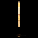 Торшер с разноцветными стеклянными цилиндрами и шарами Eclecticism  варинант исполнения - 1 | Loft Concept в Орле