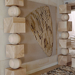 Декор настенный в Эко стиле рафия Malibu wall panel варинант исполнения - 1 | Loft Concept в Орле