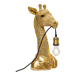 Настольная лампа в детскую Жираф в золотом костюме варинант исполнения - 1 | Loft Concept в Орле