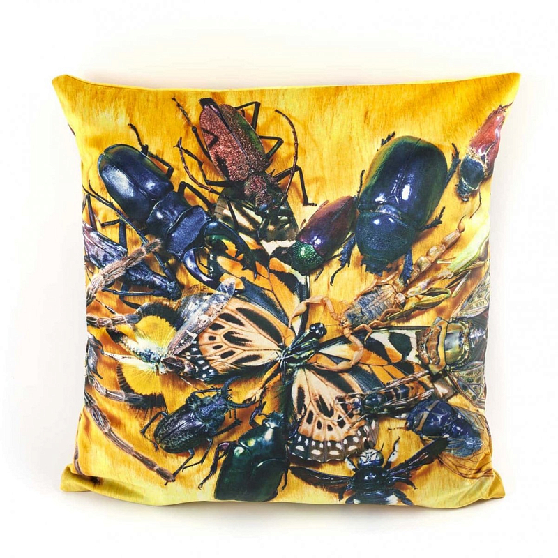 Подушка Seletti Cushion Insects Toiletpaper Желтый Подушка Seletti Cushion Insects Toiletpaper Желтый в Орле | Loft Concept