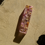 Подставка для телефона из эпоксидной смолы с цветами розовая Epoxy Flowers Phone Stand Pink варинант исполнения - 8 | Loft Concept в Орле