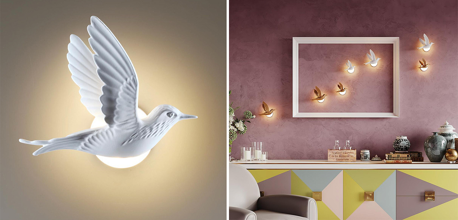 Бра White Bird Wall Lamp Бра White Bird Wall Lamp - Loft-Concept в Орле