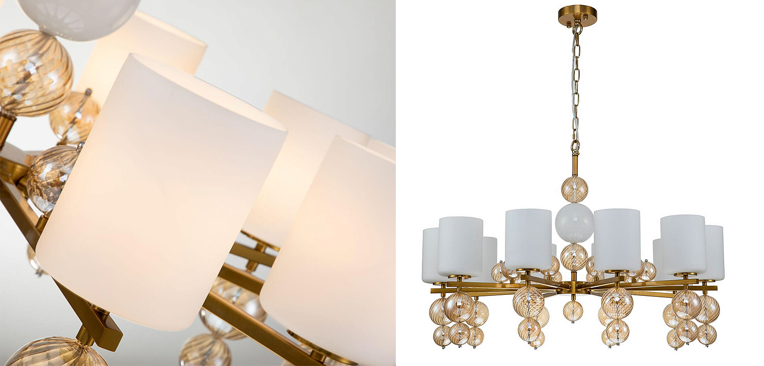 Люстра Blown Glass Balloons Chandelier 10 Люстра Blown Glass Balloons Chandelier 10 - Loft-Concept в Орле