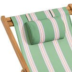 Шезлонг из акации и ткани Venezuela варинант исполнения - 8 | Loft Concept в Орле