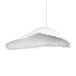 Подвесной светильник с асимметричным волнообразным абажуром и фактурной бахромой по краю Tactile Line варинант исполнения - 10 | Loft Concept в Орле
