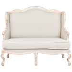 Диван двухместный из массива бука бежевый Solid Luxury варинант исполнения - 1 | Loft Concept в Орле