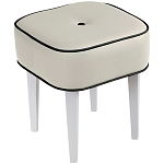 Квадратный мягкий пуф на белых ножках Winton Pouf Square варинант исполнения - 21 | Loft Concept в Орле