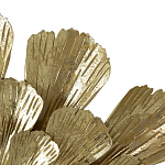 Зеркало круглое настенное в металлической раме Sunny Golden Petals варинант исполнения - 5 | Loft Concept в Орле