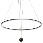 Светодиодная люстра Black LED Circle and Ball Lamp варинант исполнения - 1 | Loft Concept в Орле