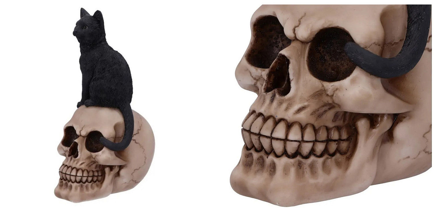 Статуэтка Skull Black Cat Статуэтка Skull Black Cat - Loft-Concept в Орле