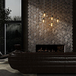 Гипсовая 3D панель с принтографией PM-47 варинант исполнения - 1 | Loft Concept в Орле