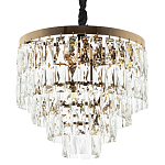 Люстра с прямоугольными хрустальными подвесками Lunet Crystal Rectangulars Chandelier 6 варинант исполнения - 1 | Loft Concept в Орле