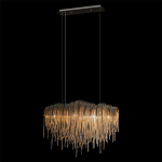 Люстра подвесная с металлическими цепочками и изогнутыми металлическими дугами 72 см Atlantis Chain варинант исполнения - 3 | Loft Concept в Орле