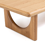 Стол журнальный из массива и шпона дуба Oak Essence Carden варинант исполнения - 4 | Loft Concept в Орле