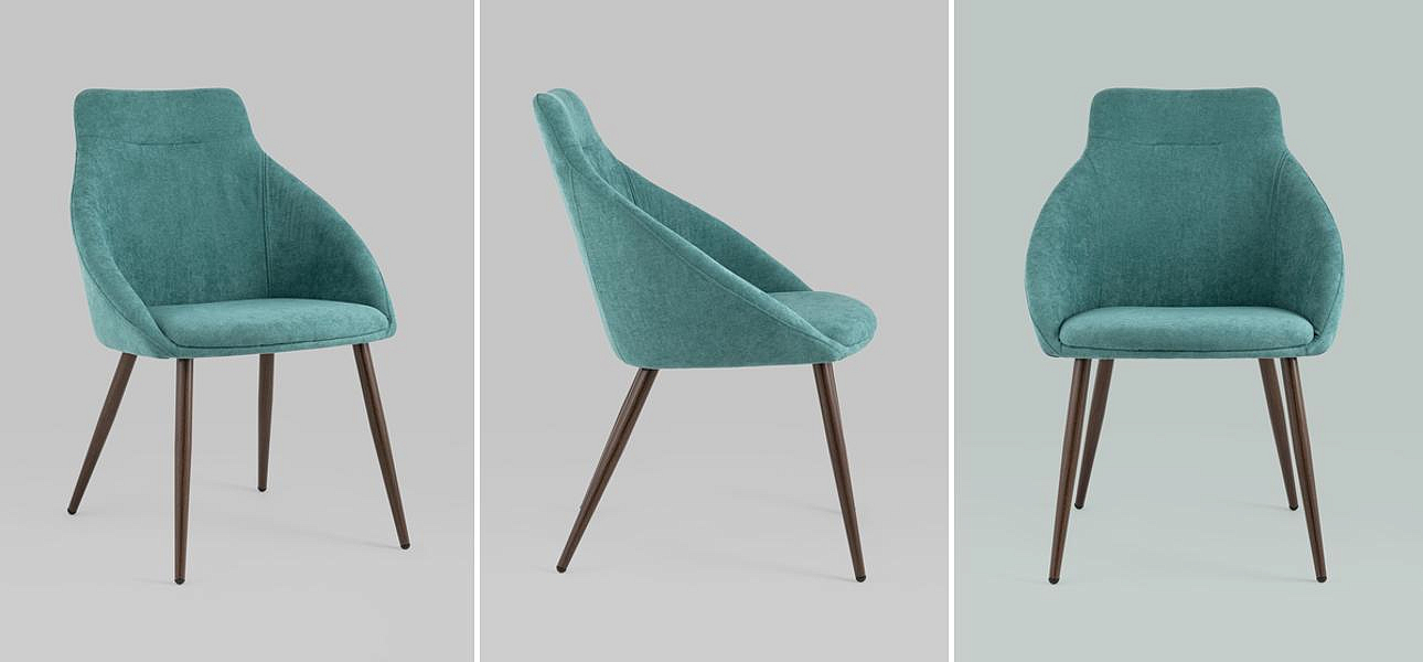Стул Queenie Chair Голубой Цвет Стул Queenie Chair Голубой Цвет - Loft-Concept в Орле