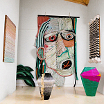 Арт-Объект плетеный из нитей большой портрет Joana Schneider  варинант исполнения - 1 | Loft Concept в Орле