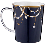 Кружка из фарфора синяя с изображением лошади 400 мл Porcelain Horse Set варинант исполнения - 1 | Loft Concept в Орле