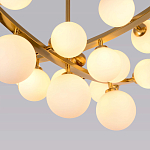 Люстра подвесная фигурная с белыми лампами в форме шара Felicitat варинант исполнения - 3 | Loft Concept в Орле