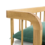 Кровать из массива дуба с пружинным блоком Mateta варинант исполнения - 6 | Loft Concept в Орле