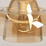 Подвесной светильник с двухъярусным плафоном цвета янтарь Honey Layer варинант исполнения - 8 | Loft Concept в Орле