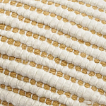 Чехол на подушку горчичного цвета с бахромой и объемным узором Ethnic mix варинант исполнения - 2 | Loft Concept в Орле