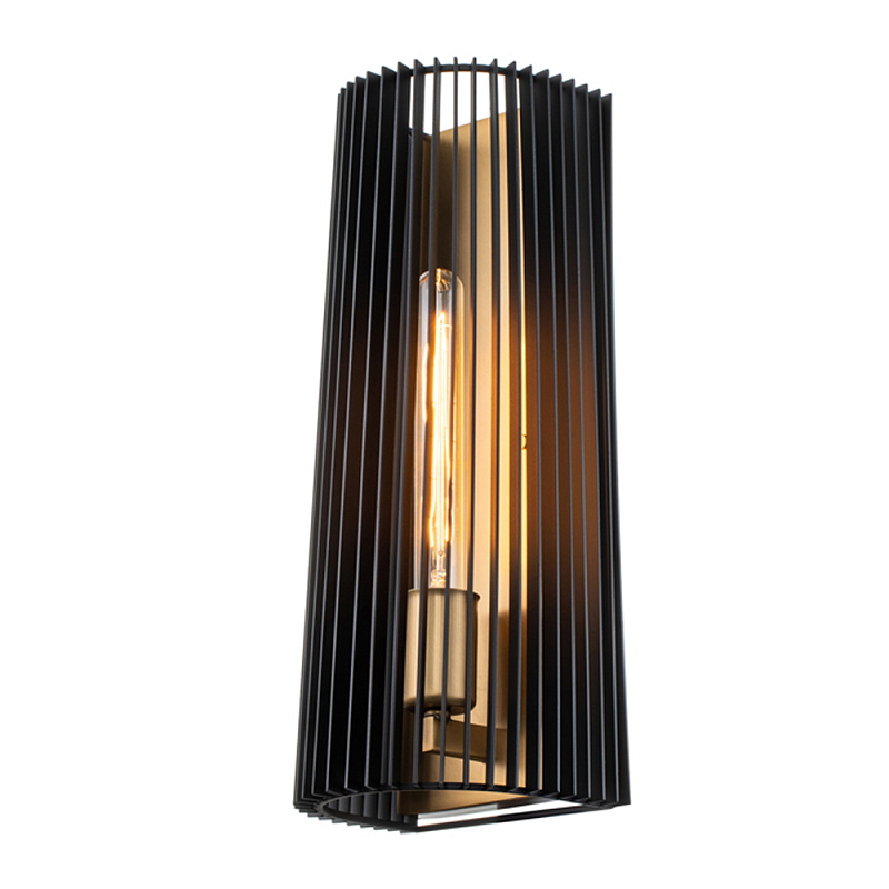 Бра с черными вертикальными линиями Kichler Латунь Черный в Орле | Loft Concept 