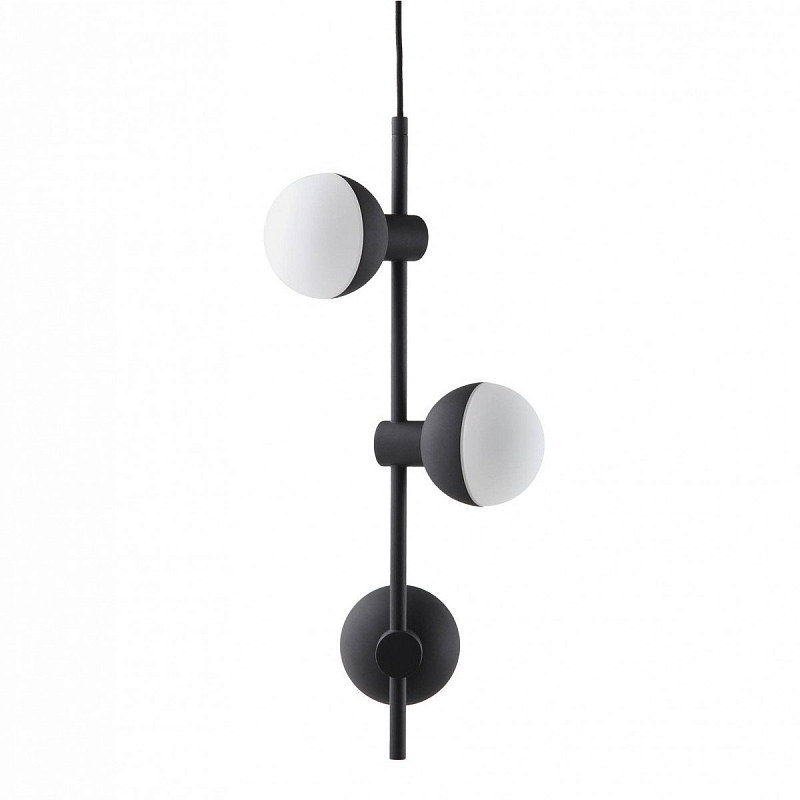 Люстра FRANDSEN CPH Fabian Vertical Chandelier Matte Black Черный Белый Люстра FRANDSEN CPH Fabian Vertical Chandelier Matte Black Черный Белый в Орле | Loft Concept