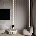 Гипсовая 3D Панель M-16 варинант исполнения - 1 | Loft Concept в Орле