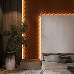 Гипсовая 3D Панель M-43 варинант исполнения - 1 | Loft Concept в Орле