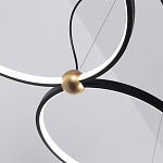 Люстра подвесная светодиодная черный металл Ring Horizontal варинант исполнения - 14 | Loft Concept в Орле