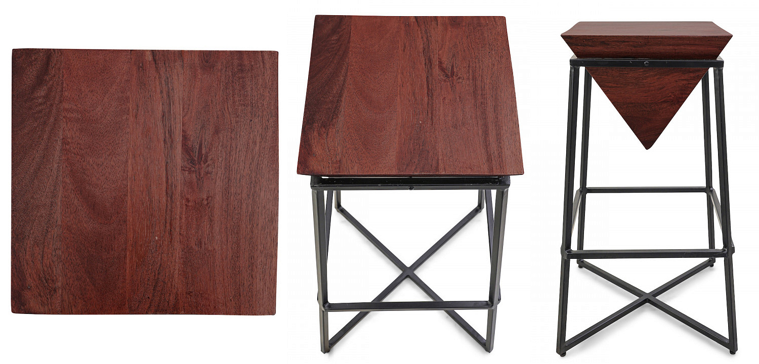 Приставной стол Inverted Pyramid Side Table dark Приставной стол Inverted Pyramid Side Table dark - Loft-Concept в Орле