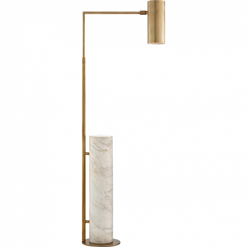 Торшер Alma Floor lamp Хром Черный Латунь Белый Торшер Alma Floor lamp Хром Черный Латунь Белый в Орле | Loft Concept