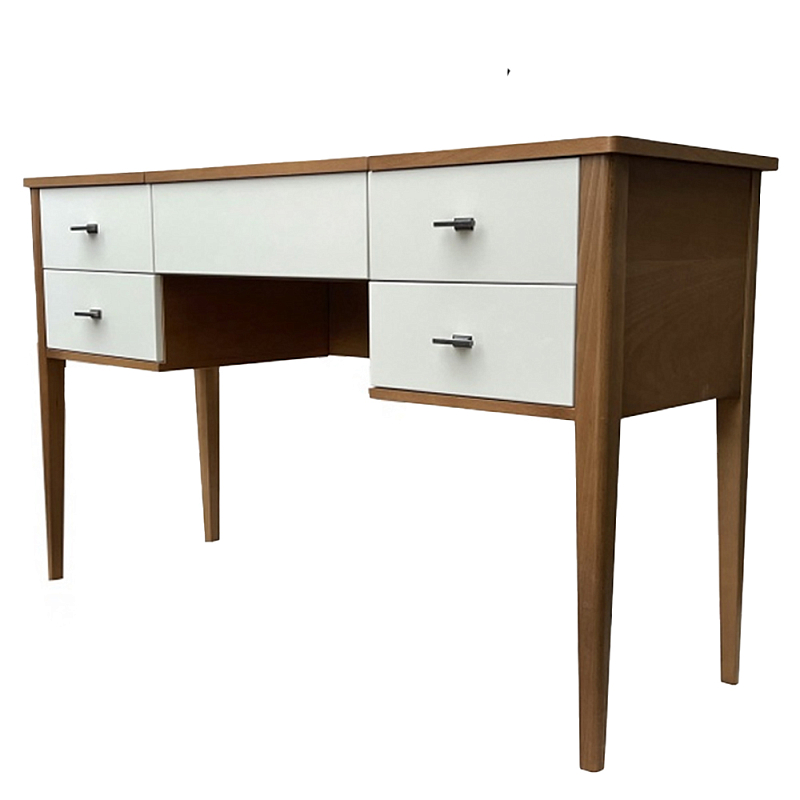 Стол письменный из массива бука Tasteful Furniture Table Коричневый Слоновая кость  в Орле | Loft Concept 