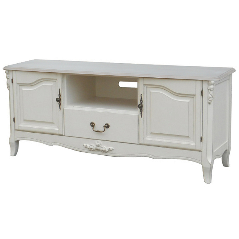 ТВ-тумба в стиле прованс из массива дерева Montmartre Provence TV Stand ivory ( слоновая кость ) ТВ-тумба в стиле прованс из массива дерева Montmartre Provence TV Stand ivory ( слоновая кость ) в Орле | Loft Concept