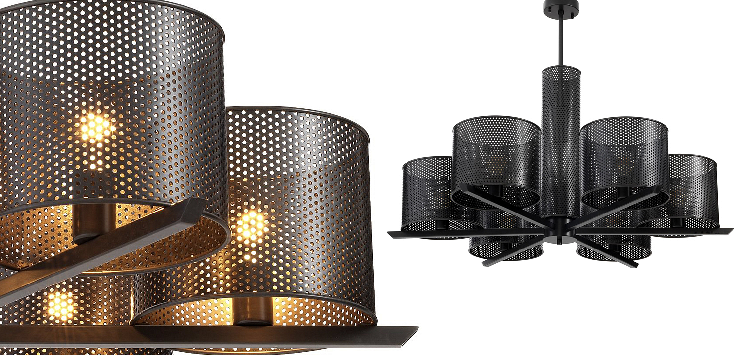Люстра Eichholtz Chandelier Morrison Bronze Люстра Eichholtz Chandelier Morrison Bronze - Loft-Concept в Орле